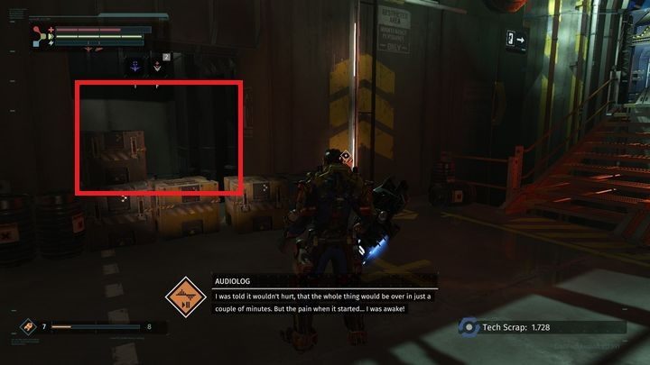 Rozbij przeszkody i wskocz na położoną niżej platformę - Centrala Produkcyjna B | Opis przejścia The Surge - The Surge - poradnik do gry