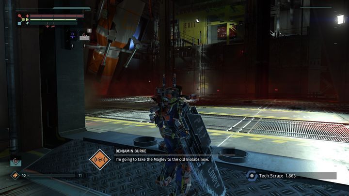 Po uruchomieniu skrótu wróć na dół i odbij za schodami w lewo - Centrala Produkcyjna B | Opis przejścia The Surge - The Surge - poradnik do gry