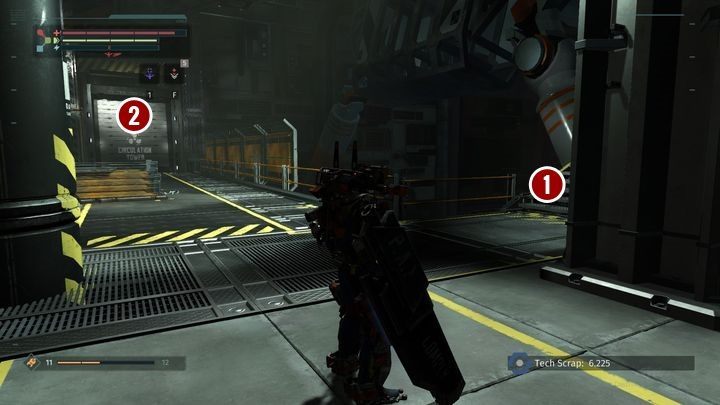 Gdy pokonasz bossa, to udaj się od razu do egzownidy przy arenie - Centrala Produkcyjna B | Opis przejścia The Surge - The Surge - poradnik do gry