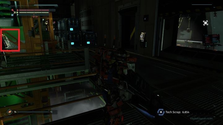 Wróć do punktu, w którym można regenerować środki medyczne i wejdź schodami na górę - Wieża wentylacyjna | Opis przejścia The Surge - The Surge - poradnik do gry