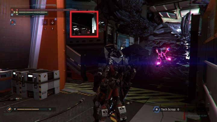 Po dotarciu do Jądra idź przed siebie i skorzystaj z położonej na platformie stacji, żeby wezwać windę i tym samym przywołać Stację Medyczną - Jądro - finał The Surge The Surge - The Surge - poradnik do gry