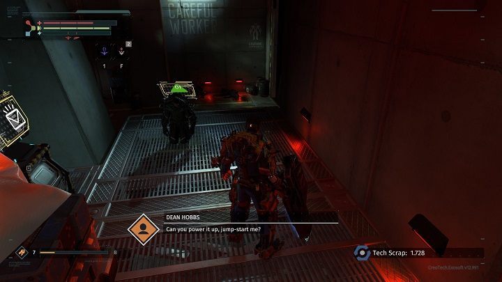 Po raz pierwszy spotkasz go w Centrali Produkcyjnej B - Magazyn Materiałów - NPC | Postacie w The Surge - The Surge - poradnik do gry