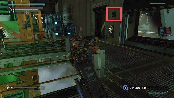 Nad drzwiami prowadzącymi do stref ochrony CREO zobaczysz specjalną kamerę. - Co znajdę za drzwiami ochrony CREO w The Surge? - The Surge - poradnik do gry