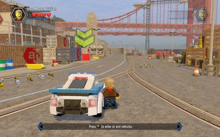 Wsiądź do pojazdu i jedź za wskazaniami nawigacji - Poznawanie posterunku w Lego City: Tajny Agent | Rozdział 1 - LEGO City: Tajny Agent - poradnik do gry