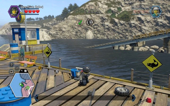Drugie koło wyłowisz z zatoki - Uwolnij Moe de Luca | Rozdział 6 w Lego City: Tajny Agent - LEGO City: Tajny Agent - poradnik do gry