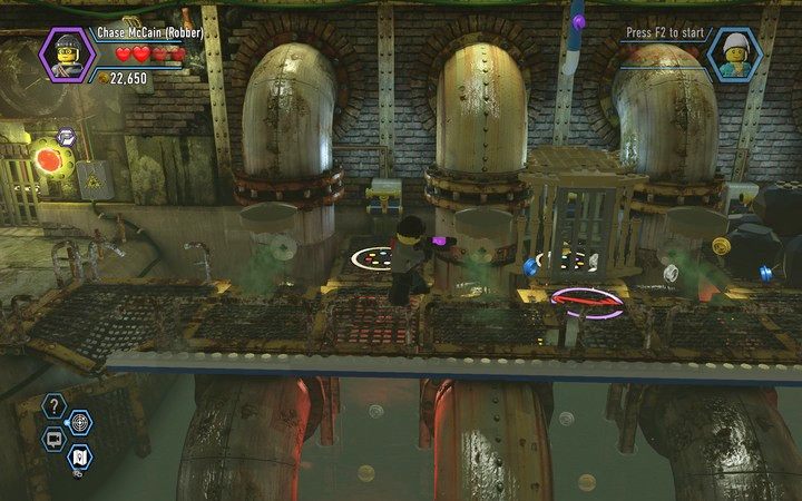 Nad gazami przeskoczysz idąc po barierce - Kradzież kamienia z banku | Rozdział 6 w Lego City: Tajny Agent - LEGO City: Tajny Agent - poradnik do gry