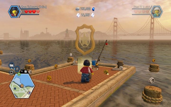 Początek kolejnego zadania odbywa się na molo, skąd zabierzesz łódź - Wyspa Apollo | Rozdział 7 w Lego City: Tajny Agent - LEGO City: Tajny Agent - poradnik do gry