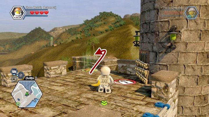 Z najwyższej wieży przedostań się nad tunel - tam zlokalizowane są nasiona palmy - Farma | Rozdział 9 w Lego City: Tajny Agent - LEGO City: Tajny Agent - poradnik do gry