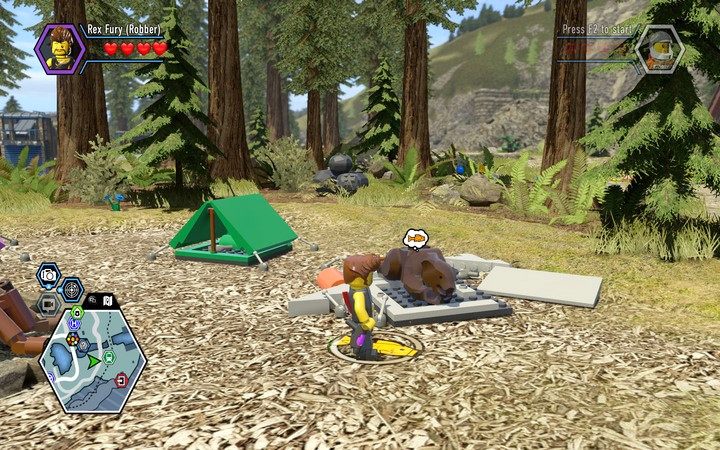 Śpiący niedźwiedź - Obszar północno-zachodni w Lego City: Tajny Agent | Mapy sekretów - LEGO City: Tajny Agent - poradnik do gry