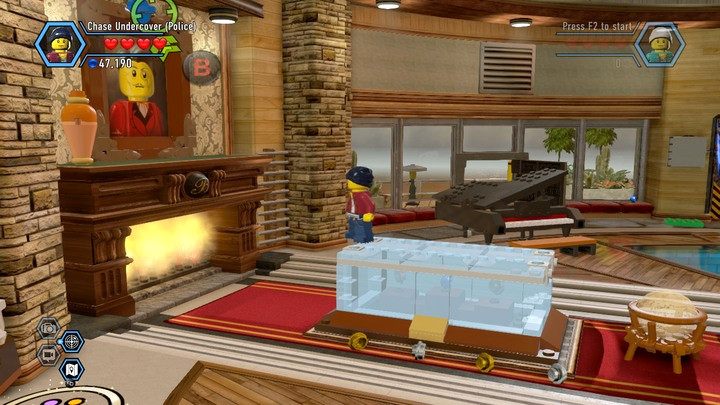 W pierwszej kolejności ściągnij obraz ze ściany - Okradanie Blackwella w Lego City: Tajny Agent - LEGO City: Tajny Agent - poradnik do gry