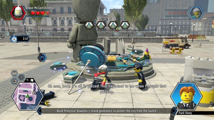 Najpierw pozbądź się przeciwników nim przystąpisz do budowy - Przygotowania do lotu w Lego City: Tajny Agent - LEGO City: Tajny Agent - poradnik do gry