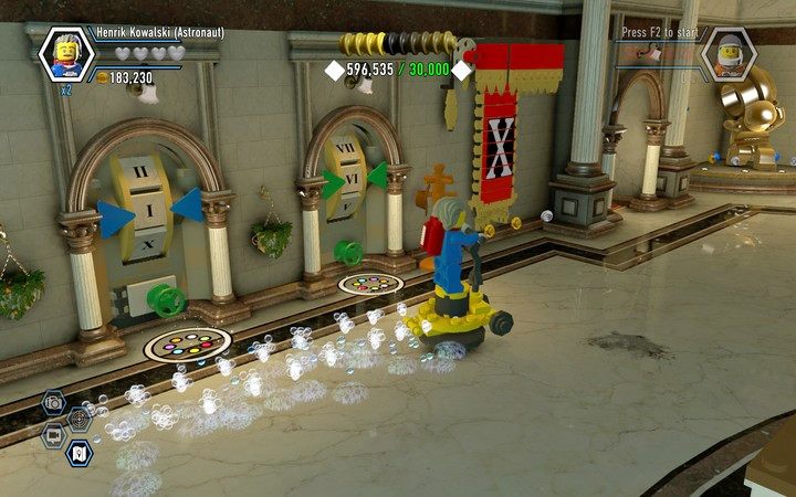 Wyczyść podłogę w banku, a zostaniesz nagrodzony - Sekrety w banku w Lego City: Tajny Agent - LEGO City: Tajny Agent - poradnik do gry