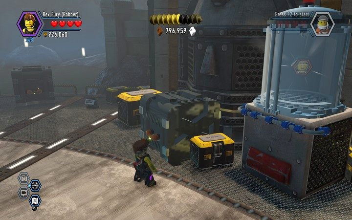 Zniszcz kolejną skrzynię, by zdobyć dostęp do żetonu - Sekrety w bazie Rexa w Lego City: Tajny Agent - LEGO City: Tajny Agent - poradnik do gry