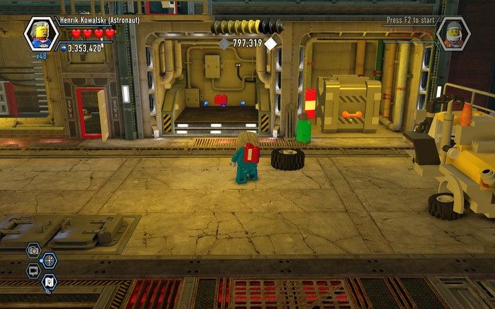 Czerwony klocek może zebrac tylko Rex - Sekrety w bazie Rexa w Lego City: Tajny Agent - LEGO City: Tajny Agent - poradnik do gry