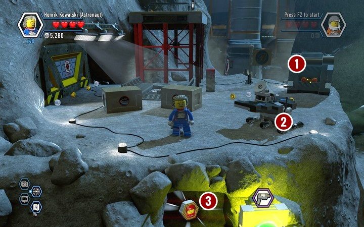 W pierwszym obszarze do zdobycia są - Sekrety w stacji kosmicznej w Lego City: Tajny Agent - LEGO City: Tajny Agent - poradnik do gry