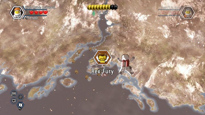 Ostatni żeton postaci - Rex Fury - zdobędziesz podczas lotu na ziemię w ostatniej fazie gry po pokonaniu bossa - Sekrety w stacji kosmicznej w Lego City: Tajny Agent - LEGO City: Tajny Agent - poradnik do gry