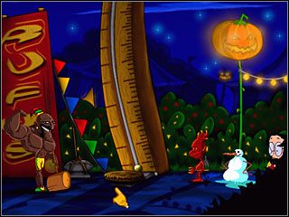 Podszedłem do Rufusa i przyznam, iż nie wiem jak to się stało, ale wyzwałem na pojedynek tego siłacza - Opis przejścia cz.7 | Tony Tough i Noc Pieczonych śCIEM - Tony Tough i Noc Pieczonych śCIEM - poradnik do gry