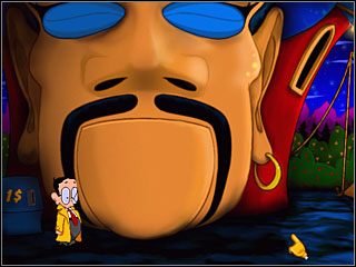 Obejrzałem sobie teraz dokładnie ogromną głowę - Opis przejścia cz.4 | Tony Tough i Noc Pieczonych śCIEM - Tony Tough i Noc Pieczonych śCIEM - poradnik do gry