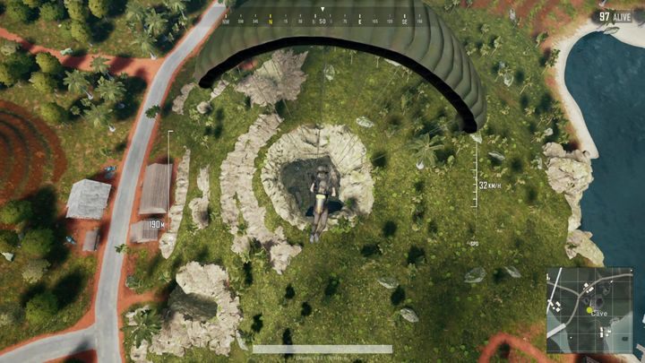 Cave [3] jest specyficzną lokacją znajdującą się w północnej części mapy - PUBG: Sanhok, mapa - Ważne miejsca, lądowanie, pojazdy, loot - PUBG - poradnik do gry