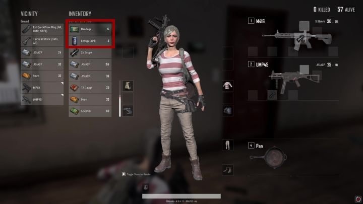 Każda postać w grze startuje ze 100 punktami (bądź, jak kto woli, 100%) zdrowia - PUBG: Leczenie ran, wzmacnianie postaci - PUBG - poradnik do gry