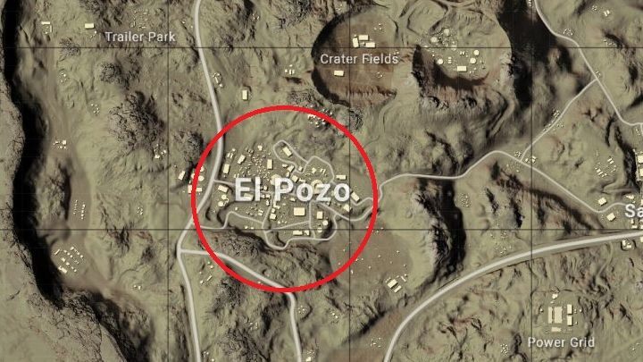 El Pozo - PUBG: Miramar, mapa - Ważne miejsca, lądowanie, pojazdy, loot - PUBG - poradnik do gry