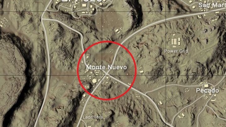Monte Nuevo - PUBG: Miramar, mapa - Ważne miejsca, lądowanie, pojazdy, loot - PUBG - poradnik do gry