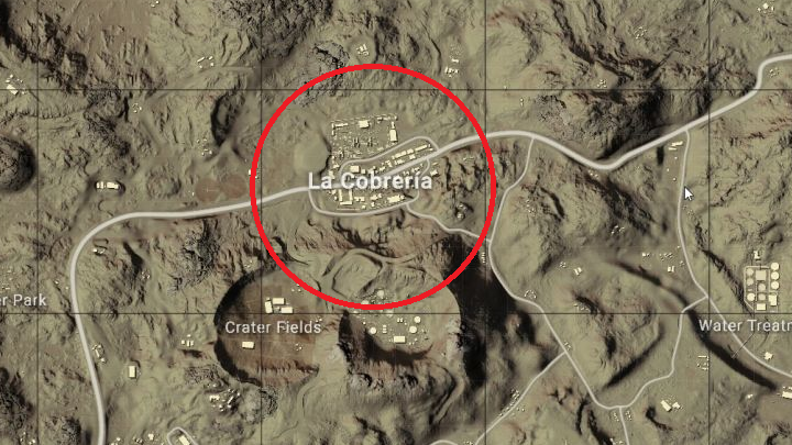 La Cobreria - PUBG: Miramar, mapa - Ważne miejsca, lądowanie, pojazdy, loot - PUBG - poradnik do gry