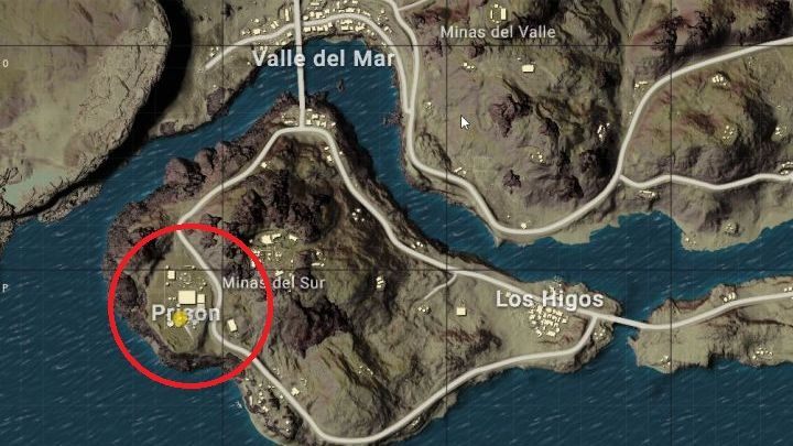 The Prison. - PUBG: Miramar, mapa - Ważne miejsca, lądowanie, pojazdy, loot - PUBG - poradnik do gry