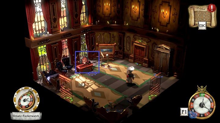 Z punktu startowego udaj się w lewo do pokoju, w którym gra gramofon - Uratuj Tequillę | Tequilla Belle | The Sexy Brutale - The Sexy Brutale - poradnik do gry