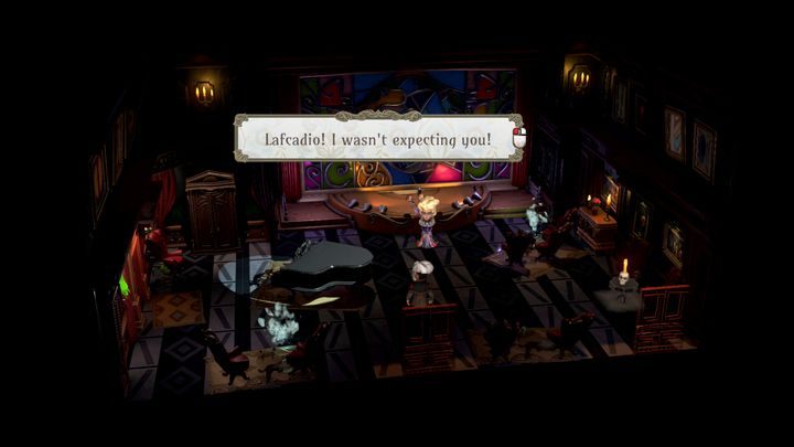 Jeśli wszystkie czynności wykonałeś prawidłowo, to pojawi się scenka na której Tequilla Belle zaśpiewa inną piosenkę i tym samym przeżyje - Zakończenie zadania | Tequilla Belle | The Sexy Brutale - The Sexy Brutale - poradnik do gry