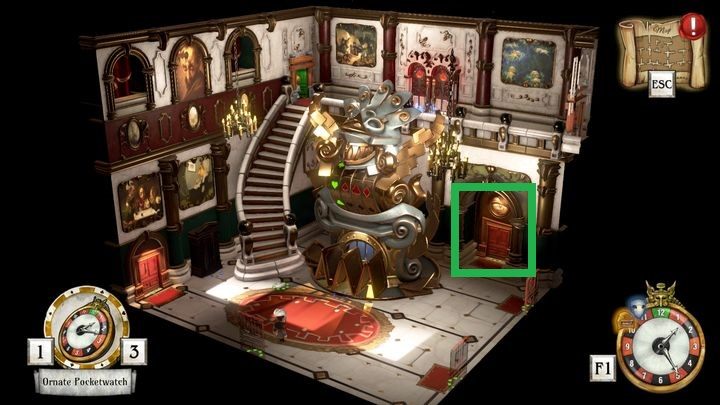 Przejdź przez komnatę z windą i udaj się przez wskazane drzwi na drugi korytarz - Uruchom drugi punkt startowy | Thanos Gorecki i Aurum Runes | The Sexy Brutale - The Sexy Brutale - poradnik do gry