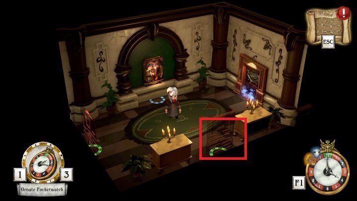 W pomieszczeniu znajdziesz kolejne drzwi - Poznaj lokalizację ramienia | Thanos Gorecki i Aurum Runes | The Sexy Brutale - The Sexy Brutale - poradnik do gry