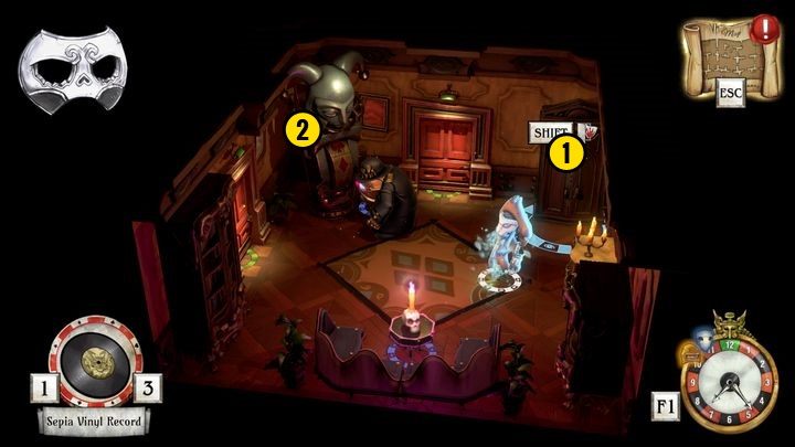 Zanim wykonasz interakcję z ostatnią statuą musisz poczekać aż zrobi to Aurum Runes - Nastaw ostatnią statuę i zakończ zadanie | Thanos Gorecki i Aurum Runes - The Sexy Brutale - poradnik do gry