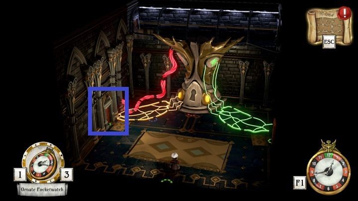 Gdy kobieta z samouczka zniknie skorzystaj z oznaczonych na obrazku drzwi - Uruchom żółte przewody | Lucas Bondes | The Sexy Brutale - The Sexy Brutale - poradnik do gry