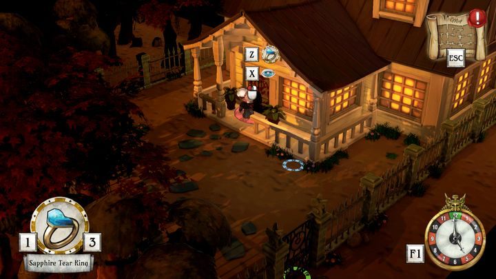 Podążaj cały czas przed siebie aż poza teren rezydencji - Pierścień i maska | Lucas Bondes | The Sexy Brutale - The Sexy Brutale - poradnik do gry