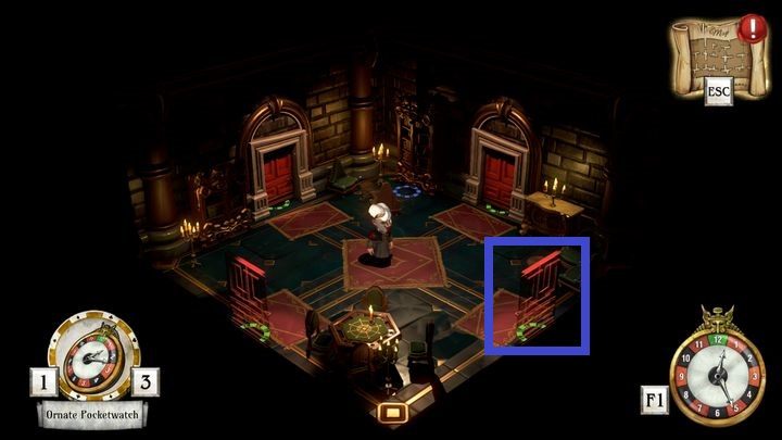 Stamtąd wyjdź przez oznaczone drzwi i kieruj się do sali z włazem - Odkryj właz | Lucas Bondes | The Sexy Brutale - The Sexy Brutale - poradnik do gry