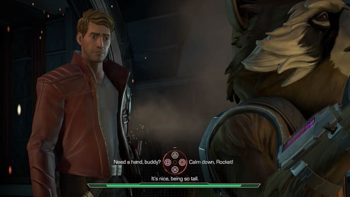 Rozepnij swoje pasy i uwolnij się ze swojego fotela - Wizyta na obcej planecie | Guardians of the Galaxy - Guardians of the Galaxy: The Telltale Series - poradnik do gry