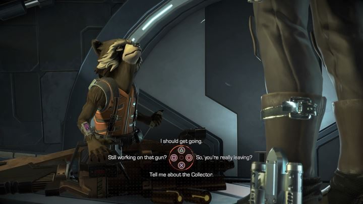 Następnie cofnij się, min ciało thanosa i porozmawiaj z Ratchetem - Powrót na statek | Guardians of the Galaxy - Guardians of the Galaxy: The Telltale Series - poradnik do gry