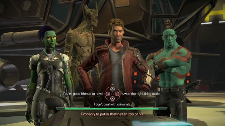 1 - Oddanie ciała Thanosa w ręce Nova Corps | Guardians of the Galaxy - Guardians of the Galaxy: The Telltale Series - poradnik do gry