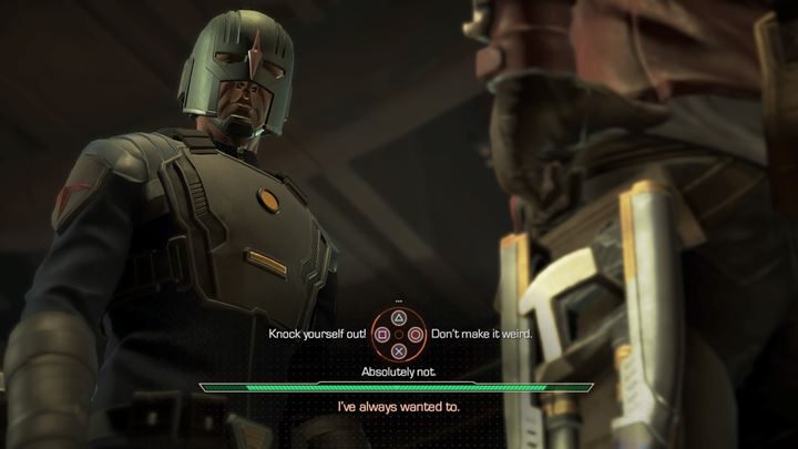 Udasz się na spotkanie z Nova Corps - Oddanie ciała Thanosa w ręce Nova Corps | Guardians of the Galaxy - Guardians of the Galaxy: The Telltale Series - poradnik do gry