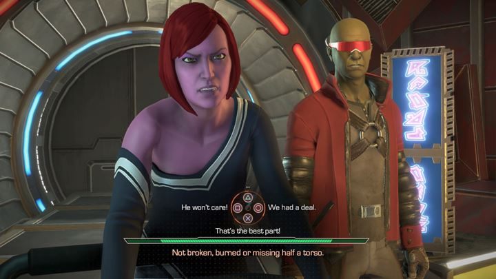 Udasz się na spotkanie z przedstawicielami Collectora - Oddanie ciała Thanosa w ręce Collectora | Guardians of the Galaxy - Guardians of the Galaxy: The Telltale Series - poradnik do gry