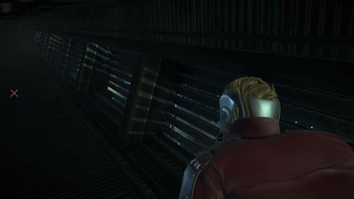 Podejdź do szczeliny po lewej stronie drzwi i wraz z Gamorą przeciśnijcie się przez nią - Wizyta na wrogim statku | Guardians of the Galaxy - Guardians of the Galaxy: The Telltale Series - poradnik do gry