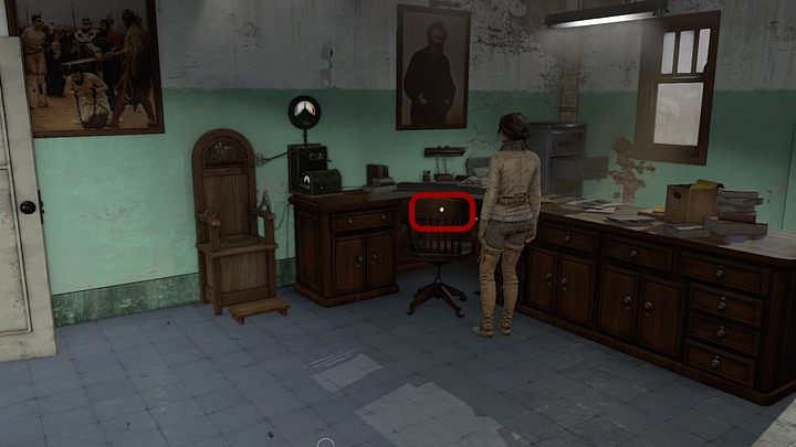 Następnie udaj się do gabinetu lekarza - Dopasuj klucz do zamka | Rozdział pierwszy | Opis przejścia Syberia 3 - Syberia 3 - poradnik do gry