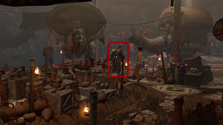 Porozmawiaj z nim na temat przepustki, w efekcie dostaniesz nieważną przepustkę jego żony -brakuje na niej pieczęci ratusza - Zdobądź przepustkę do miasta | Rozdział drugi | Opis przejścia Syberia 3 - Syberia 3 - poradnik do gry