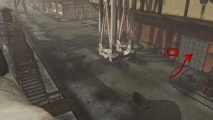 Wspomniane przez kapitana hangar i dźwig znajdują się na wprost prowadzących na prom schodów - Załaduj węgiel na pokład Kryształu | Rozdział trzeci | Opis przejścia Syberia 3 - Syberia 3 - poradnik do gry