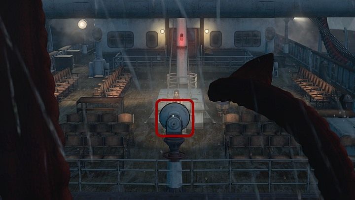 Gdy Kate przekona się, co powoduje wstrząsy statku, otrzyma polecenie zniszczenia źródeł światła - Pozbądź się potwora | Rozdział czwarty | Opis przejścia Syberia 3 - Syberia 3 - poradnik do gry