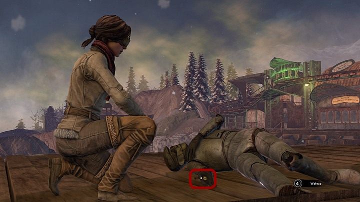 Kiedy bohaterka usunie automat z pojazdu, zabierz (w zbliżeniu) z jego prawej dłoni kluczyk - Napraw automat | Rozdział piąty | Opis przejścia Syberia 3 - Syberia 3 - poradnik do gry