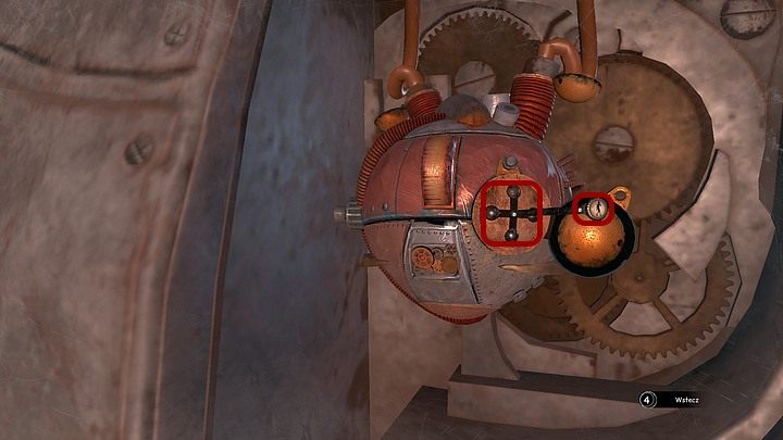 Wyjdź z parku rozrywki i podejdź do automatu siedzącego na ławce na prawo od schodów - Znajdź ubranie dla Oskara | Rozdział piąty | Opis przejścia Syberia 3 - Syberia 3 - poradnik do gry