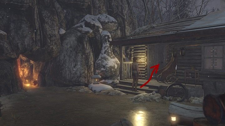 Tak trafisz pod najwyraźniej zamieszkany domek - wejdź do środka - Odnajdź wskazówki pozostawione przez poprzednią karawanę | Solucja Syberia 3 - Syberia 3 - poradnik do gry