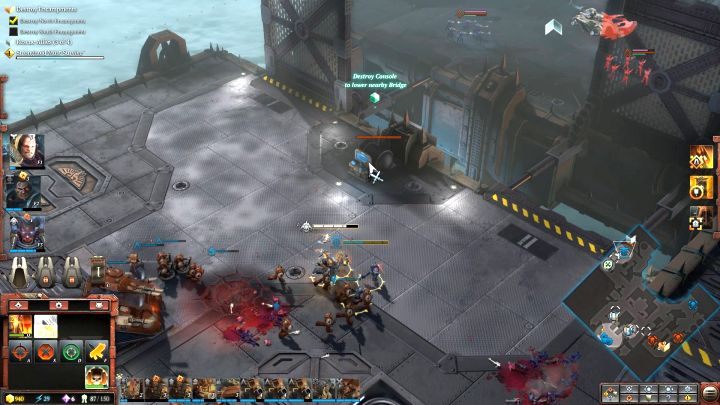 Musisz zniszczyć terminal, by dostać się do ostatniej grupy Kosmicznych Marines. - Misja 4 - W Obronie Lojajlności | Kampania - opis przejścia - Warhammer 40,000: Dawn of War III - poradnik do gry